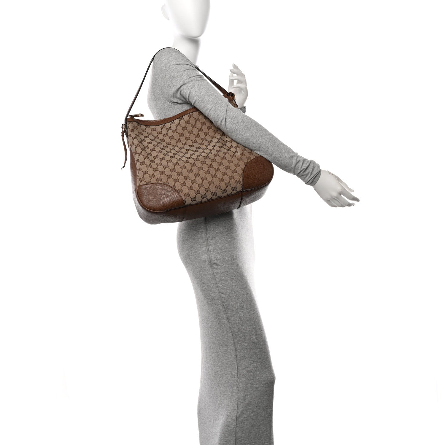 Gucci Soft GG Monogram Large Margaux Hobo Brown 2 of 11