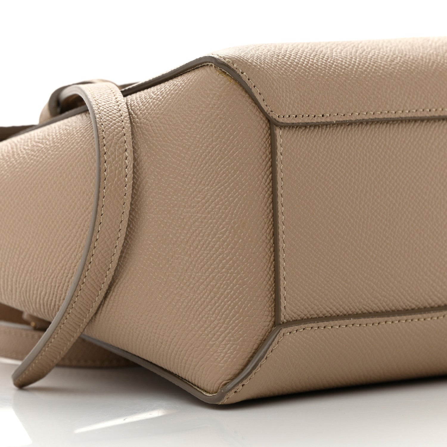 Celine Grained Calfskin Nano Belt Bag Light Taupe 9 of 14