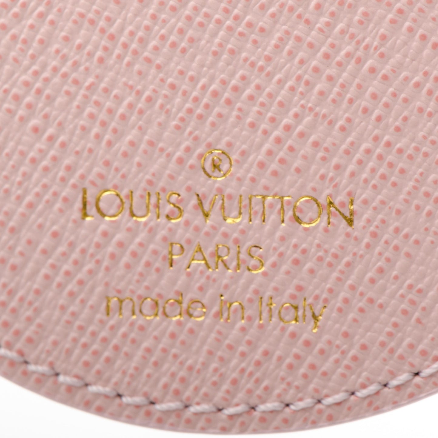 Monogram LV Mirror Key Holder Rose Ballerine
