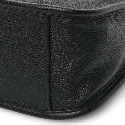 Prada Vitello Daino Soft Hobo Messenger Bag Black 10 of 10