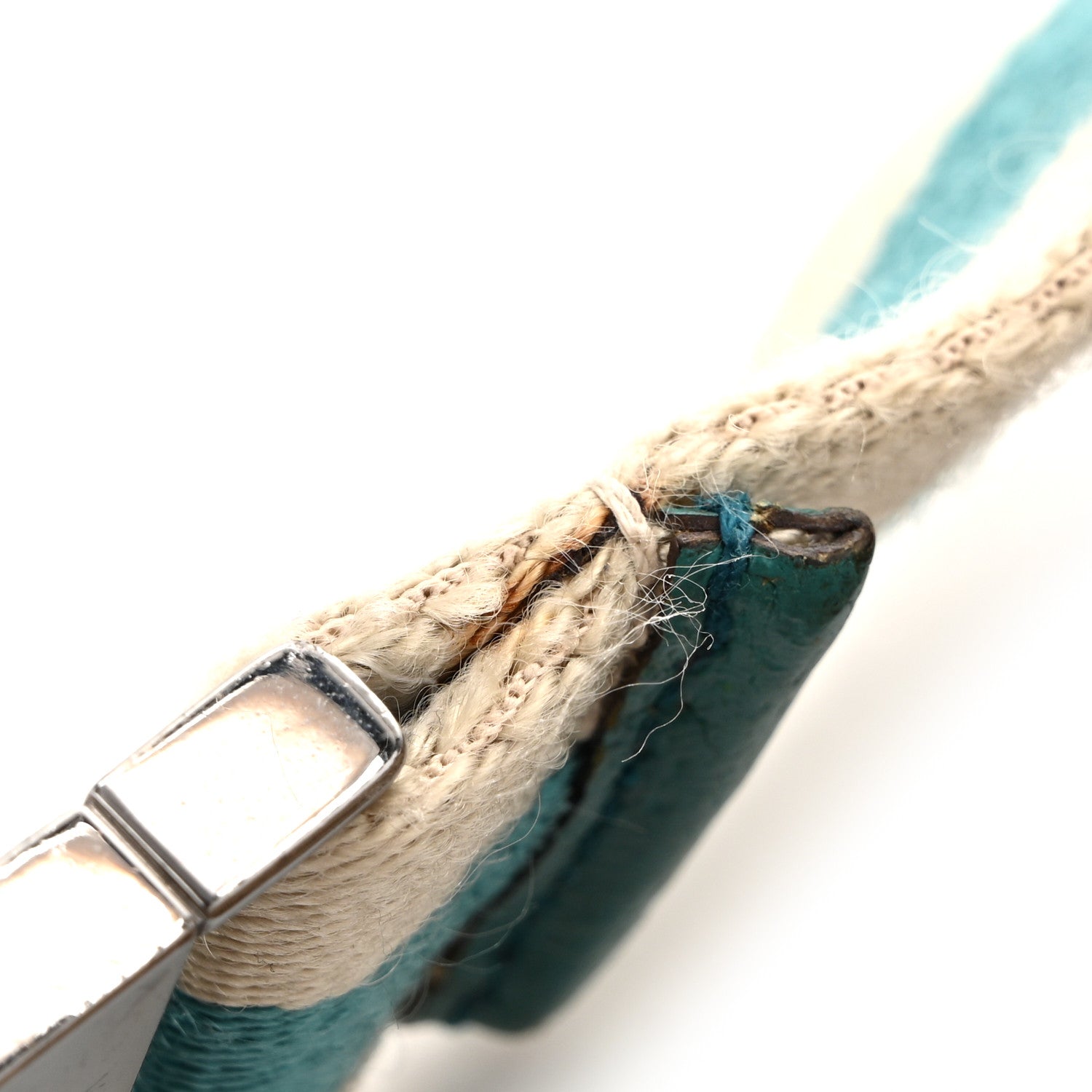 Gucci GG Monogram Web Double Pocket Belt Bag Turquoise 14 of 14