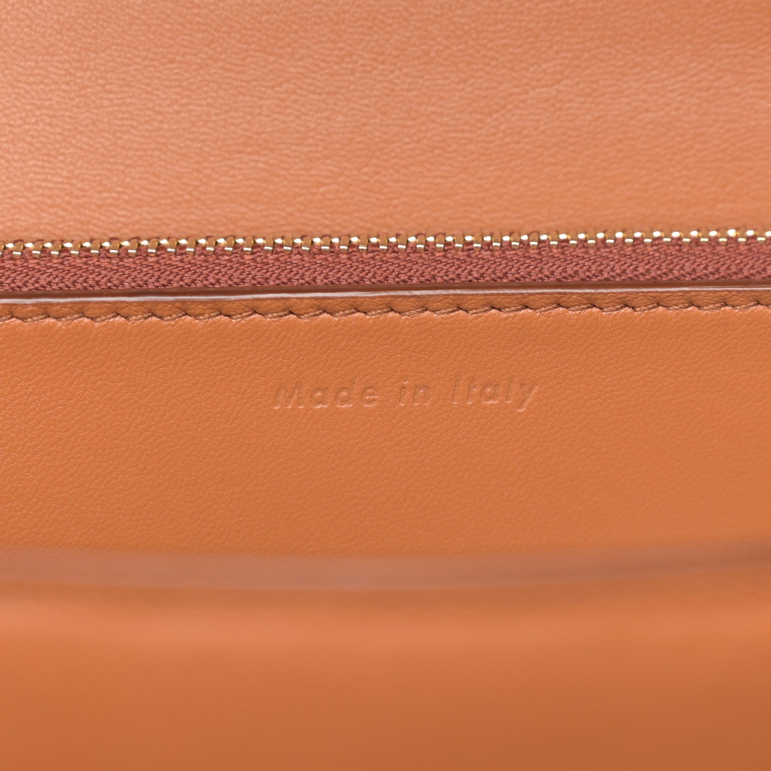 Celine Natural Calfskin Medium Classic Box Flap Bag Tan 7 of 14
