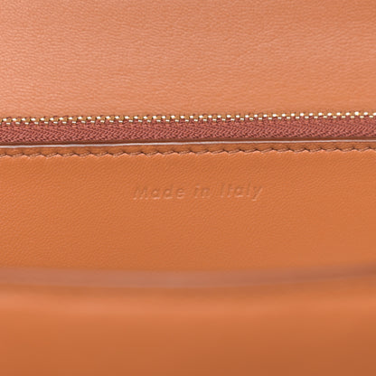 Celine Natural Calfskin Medium Classic Box Flap Bag Tan 7 of 14