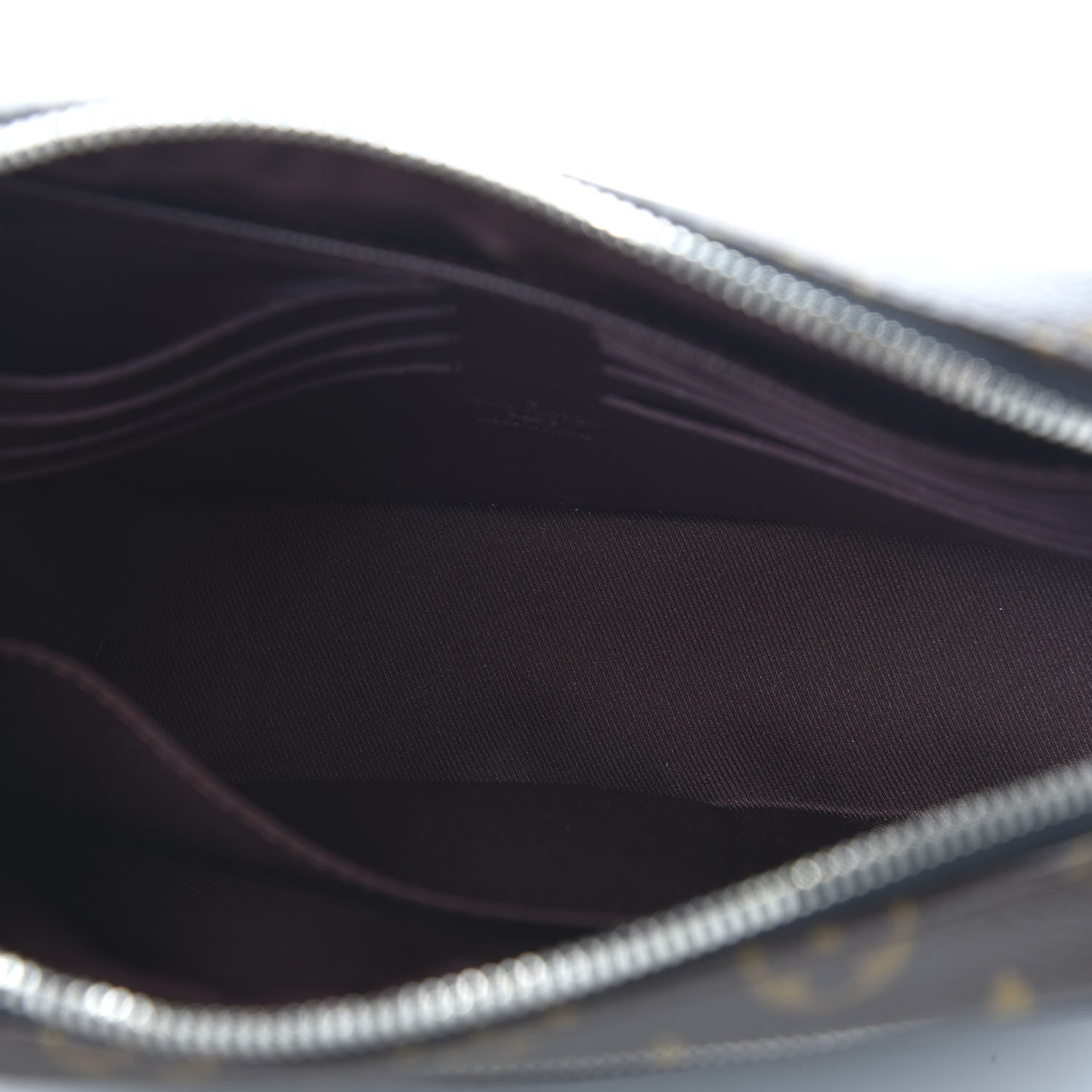 Louis Vuitton Monogram Macassar Kasai Clutch Black 5 of 9