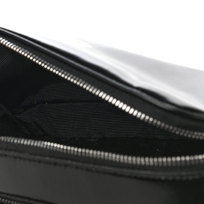 Burberry Coated Canvas Horseferry Print Micro Camera Bag Black 6 of 10