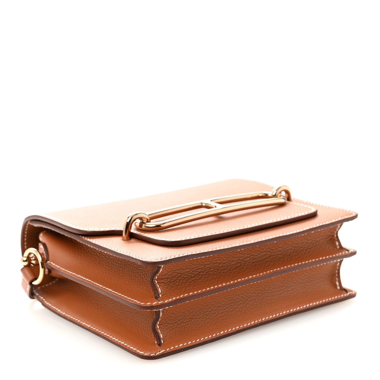 Hermes Evercolor Mini Sac Roulis Gold 4 of 10