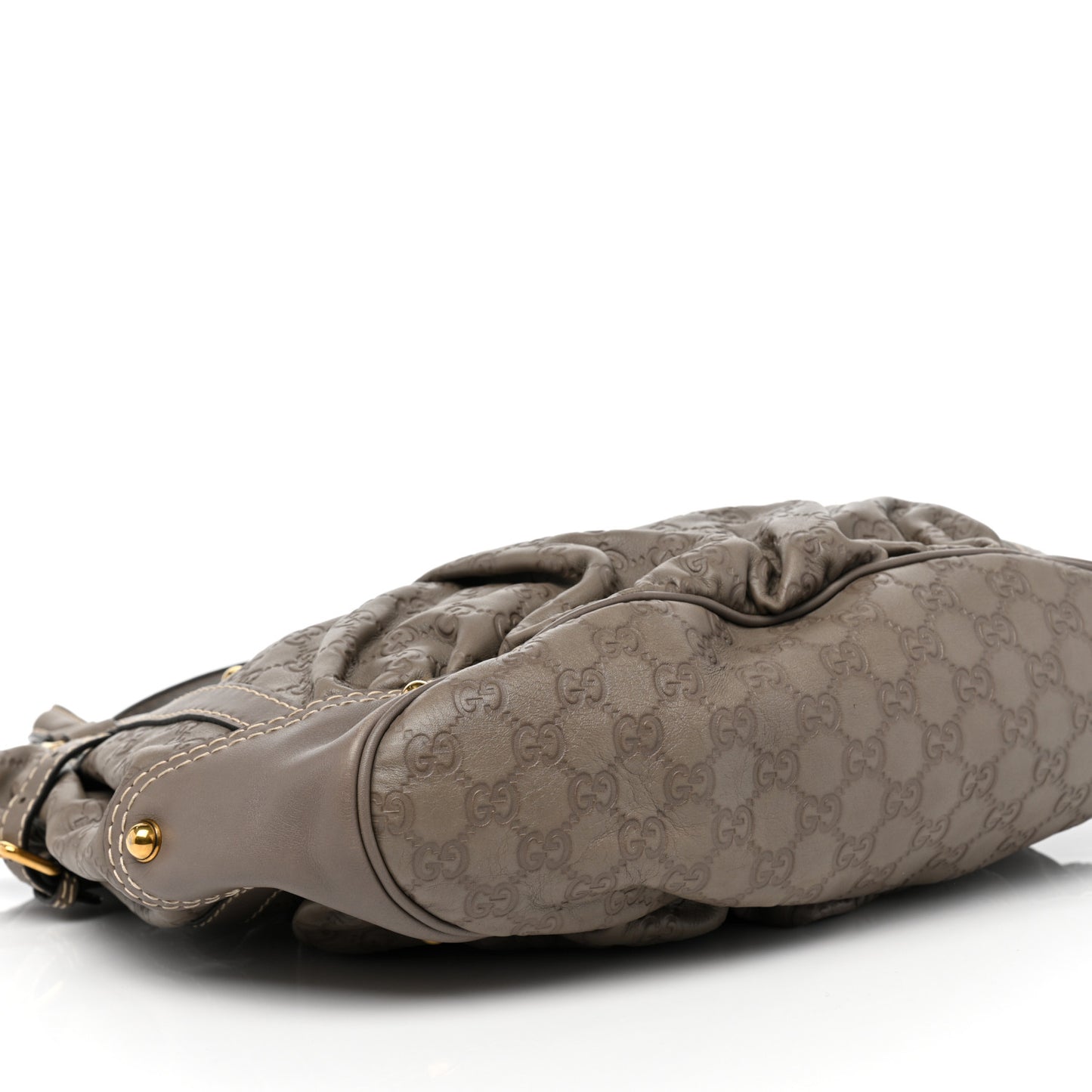 Guccissima Medium Jockey Tote Grey