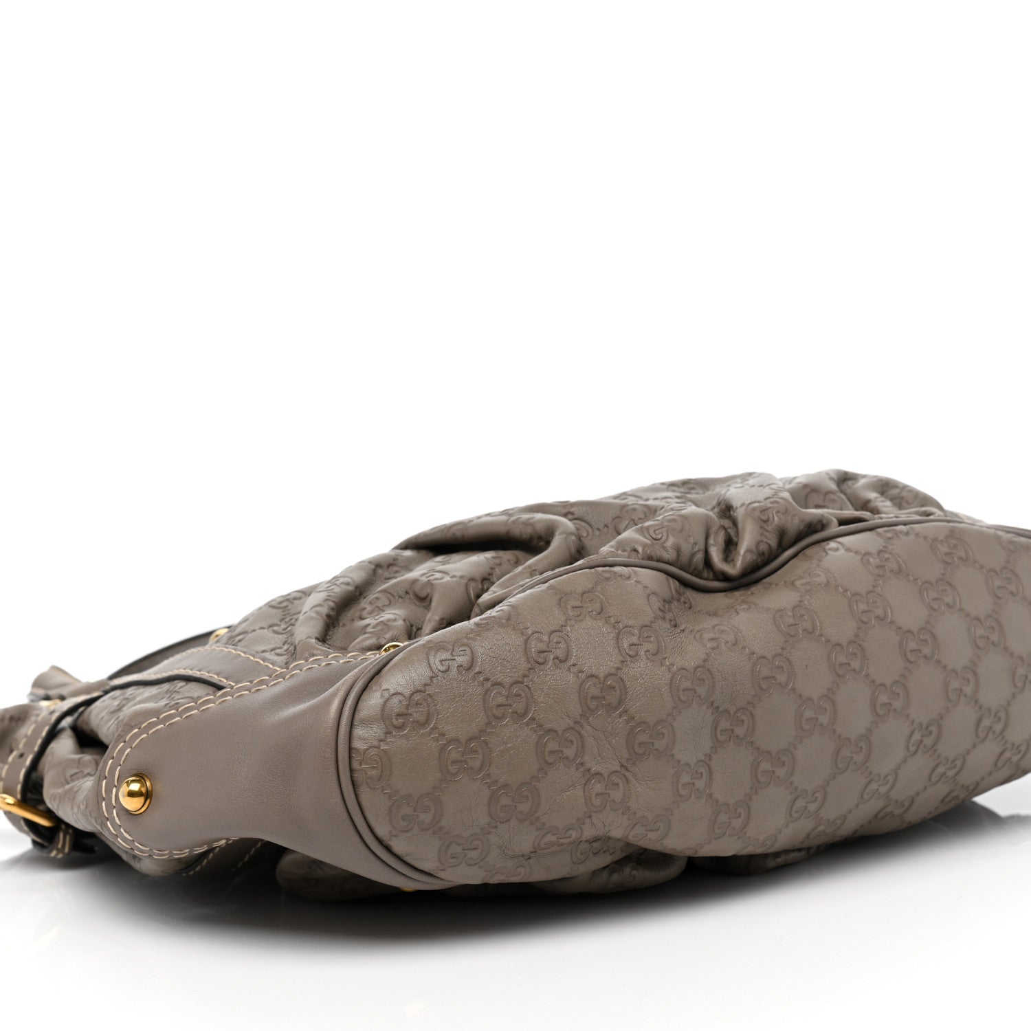 Gucci Guccissima Medium Jockey Tote Grey 8 of 10