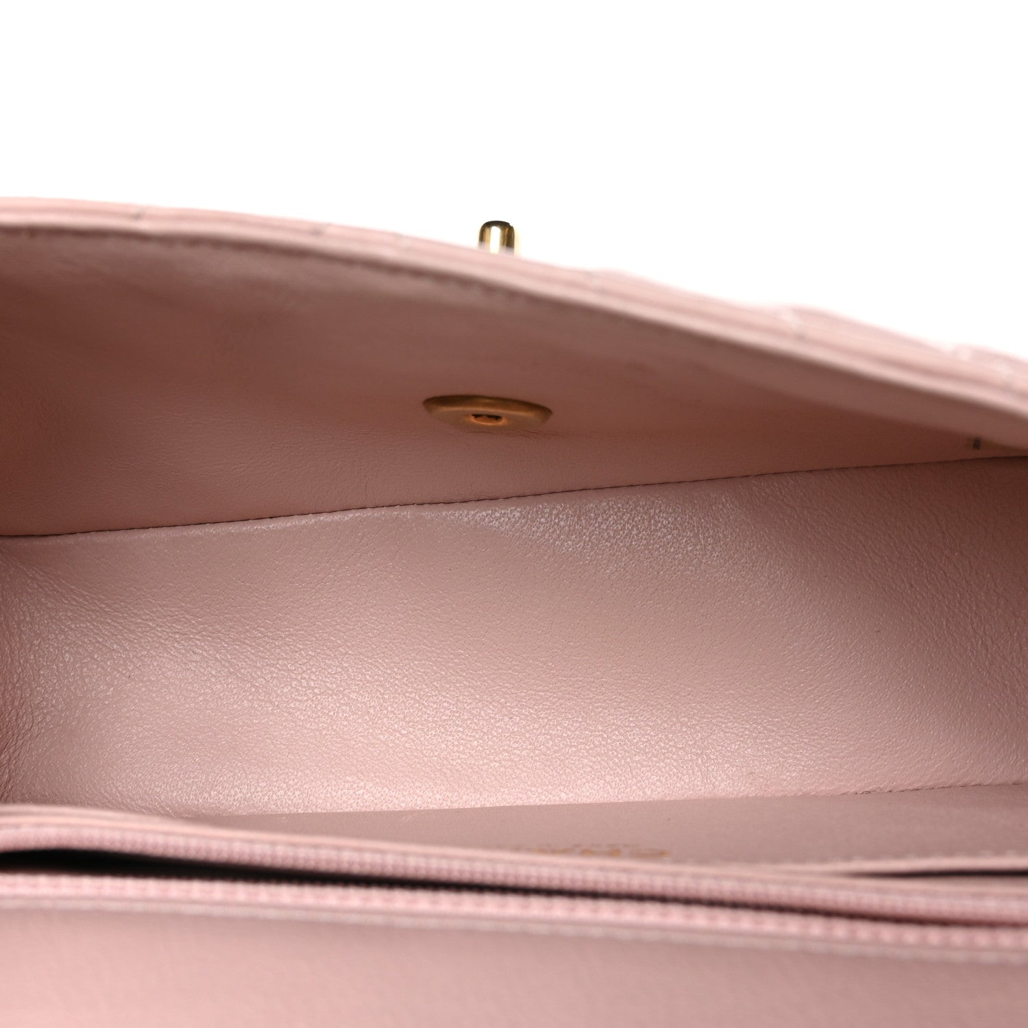 Chanel Calfskin Chevron Quilted Mini Rectangular Flap Light Pink 4 of 11