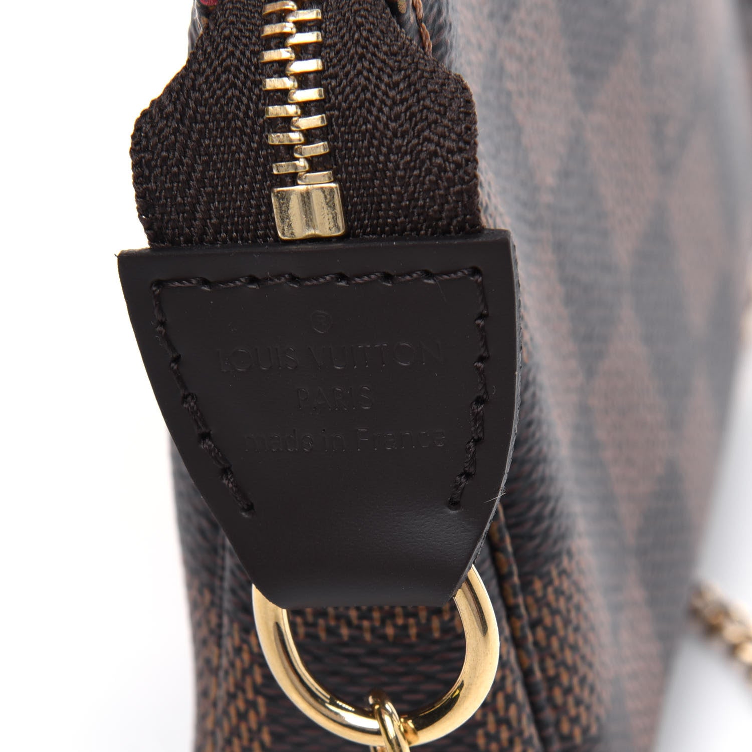 Louis Vuitton Damier Ebene Mini Pochette Accessories 4 of 4