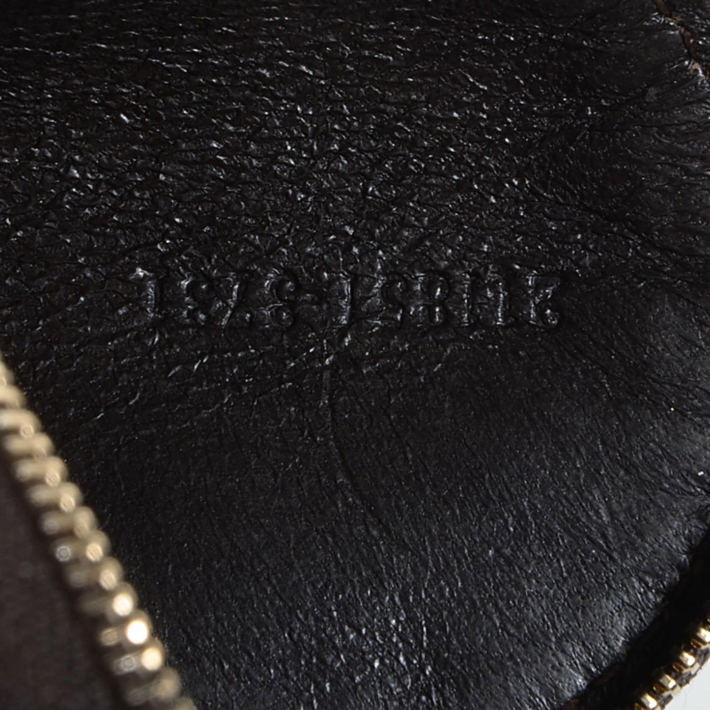 GG Plus Monogram Tattoo Heart Coin Purse Brown