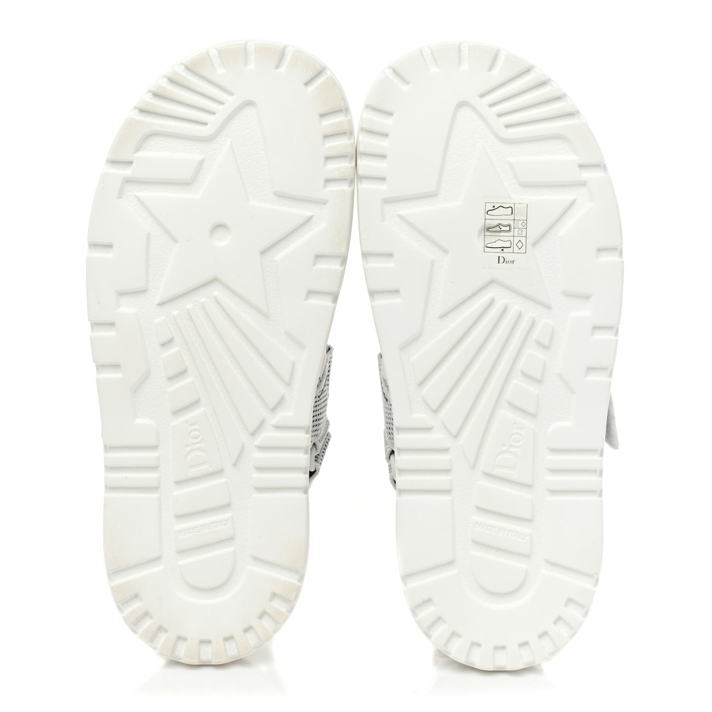 Technical Knit Jute Dioract 10mm Sandals 38 White Black