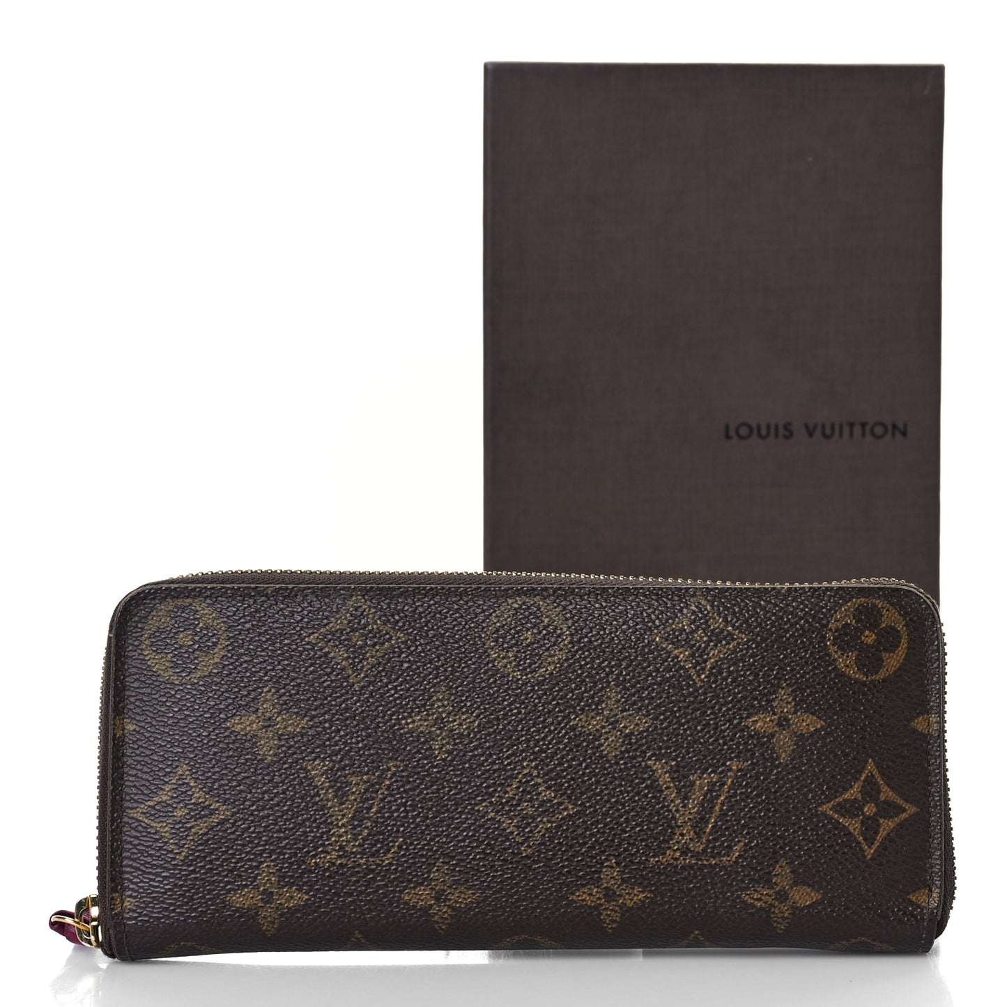 Monogram Clemence Wallet Fuchsia