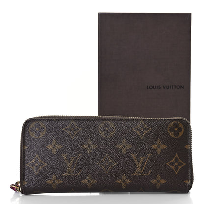 Louis Vuitton Monogram Clemence Wallet Fuchsia 10 of 10