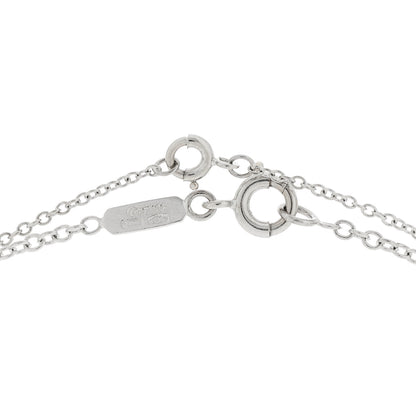 Cartier 18K White Gold Diamond .45ctw Hindu Floral Pendant Necklace 5 of 6