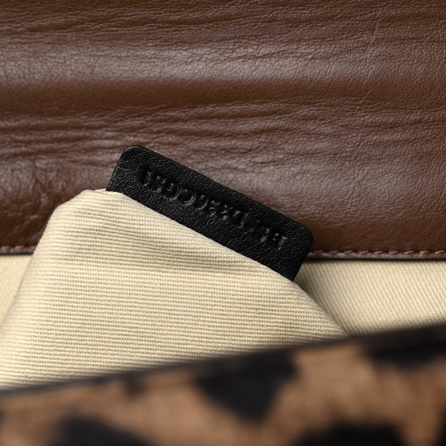 Valentino Garavani Calf Hair Leopard Print Large Glam Lock Rockstud Flap 6 of 13