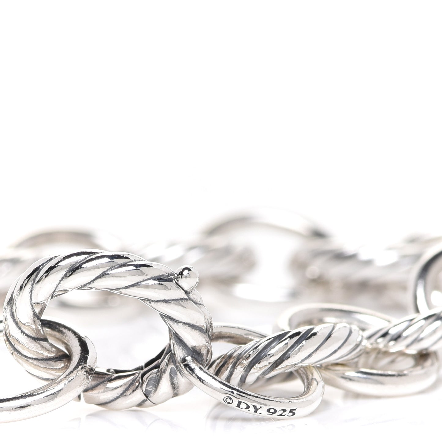 Sterling Silver 10mm Medium Oval Link Bracelet