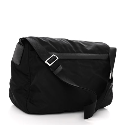 Prada Nylon Vela Messenger Bag Black 3 of 9