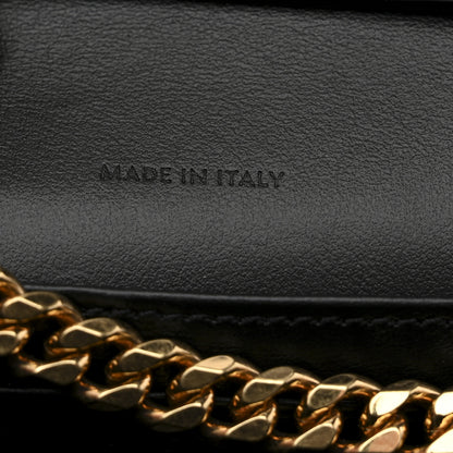 Celine Shiny Calfskin Triomphe Margo Wallet on Chain Black 7 of 12