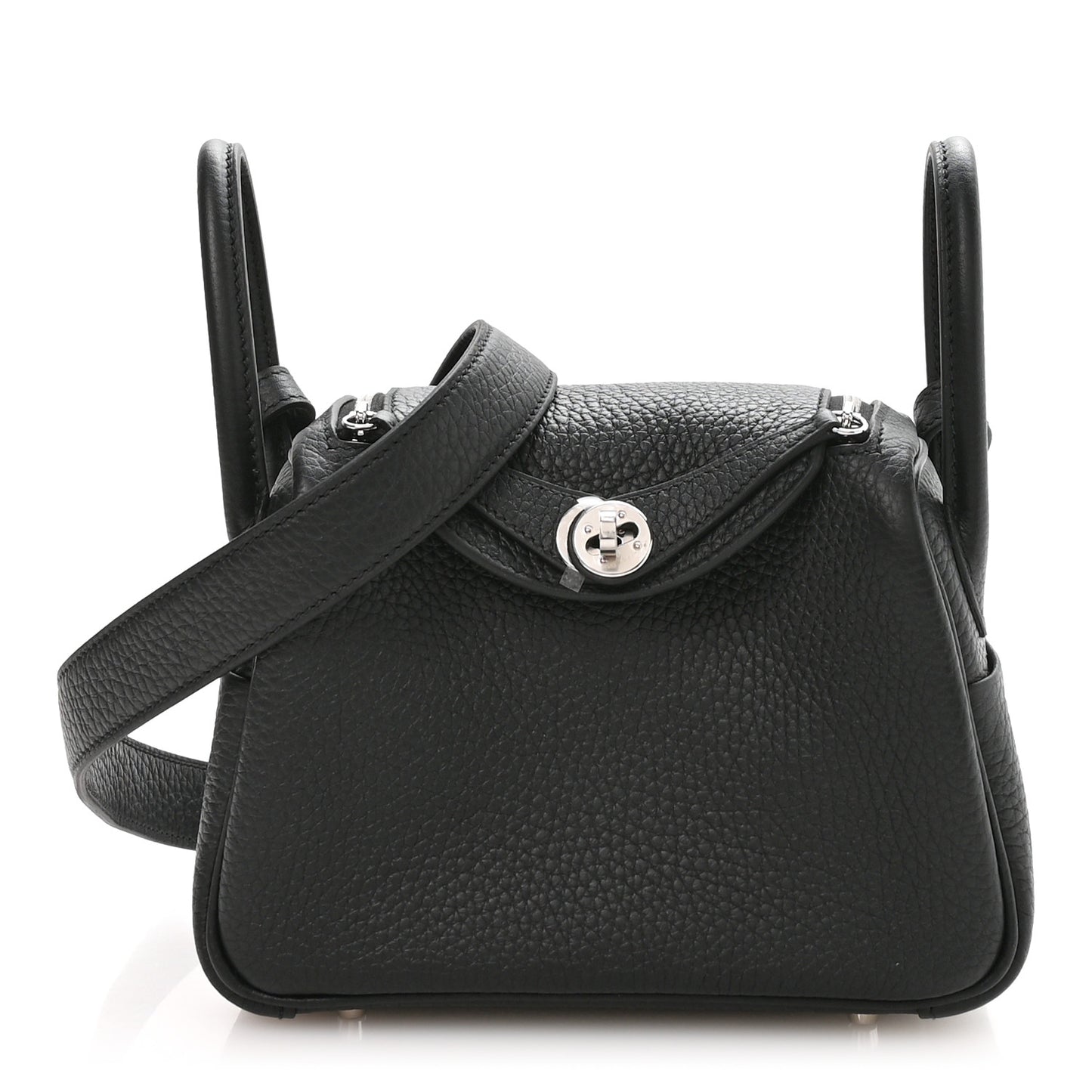 Taurillon Clemence Mini Lindy 20 Black