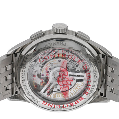 Breitling Stainless Steel 42mm Premier B01 Chronograph Automatic Watch Blue AB0145171C1A1 5 of 6