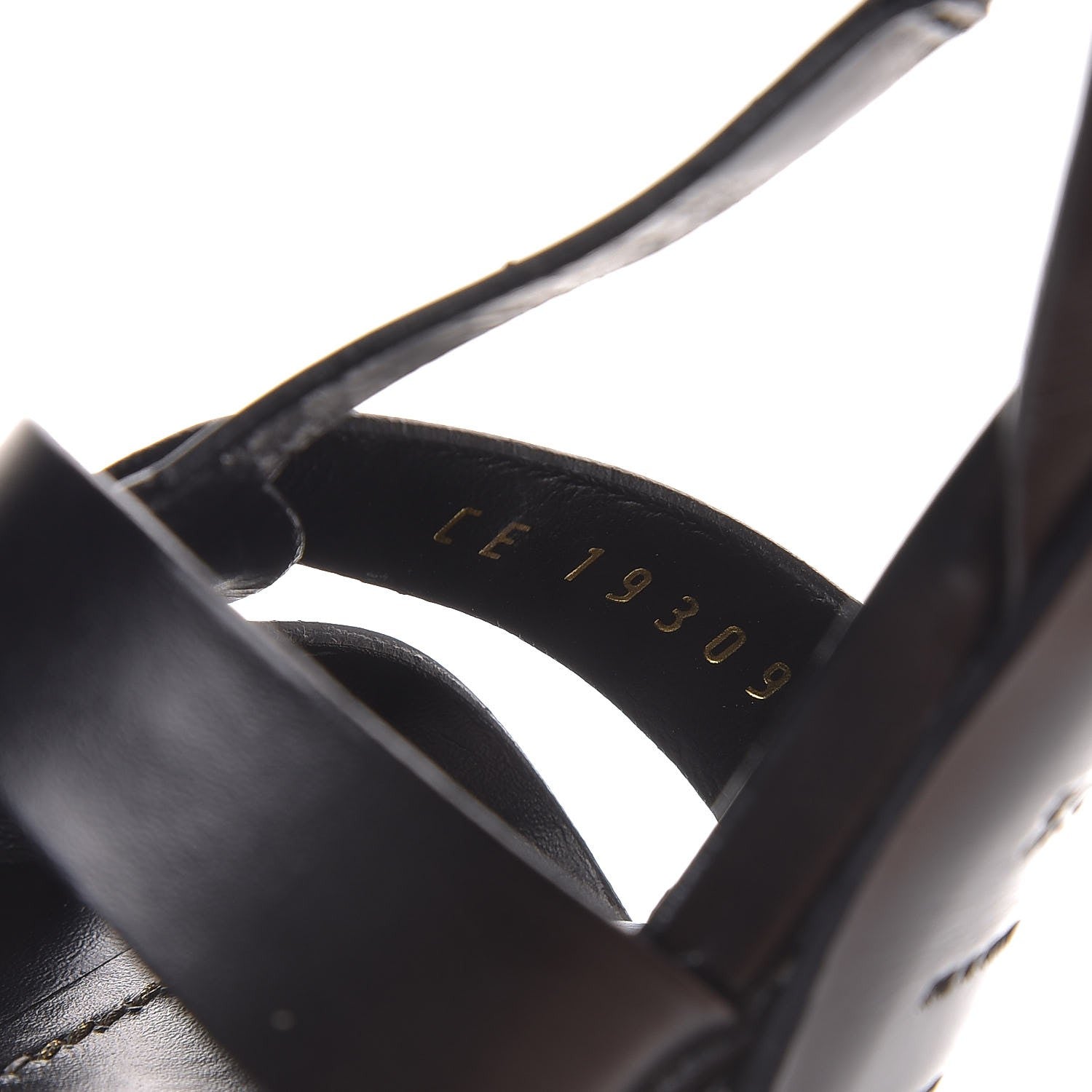 Saint Laurent Calfskin Tribute 105 Platform Sandals 36.5 Black 10 of 12