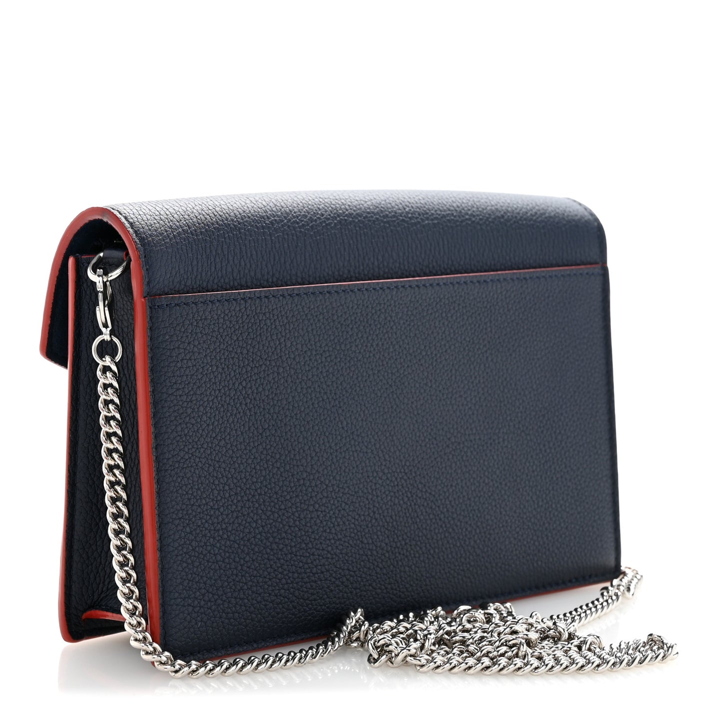 Soft Calfskin My Lockme Chain Pochette Marine Rouge