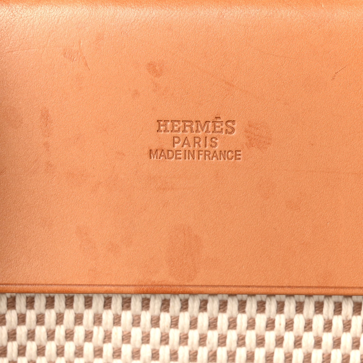 Hermes Toile Vache Hunter Herbag Cabas MM Natural 7 of 12