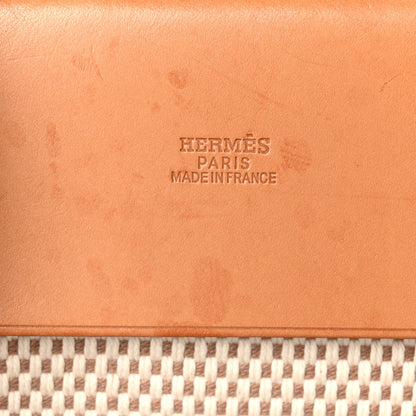 Hermes Toile Vache Hunter Herbag Cabas MM Natural 7 of 12