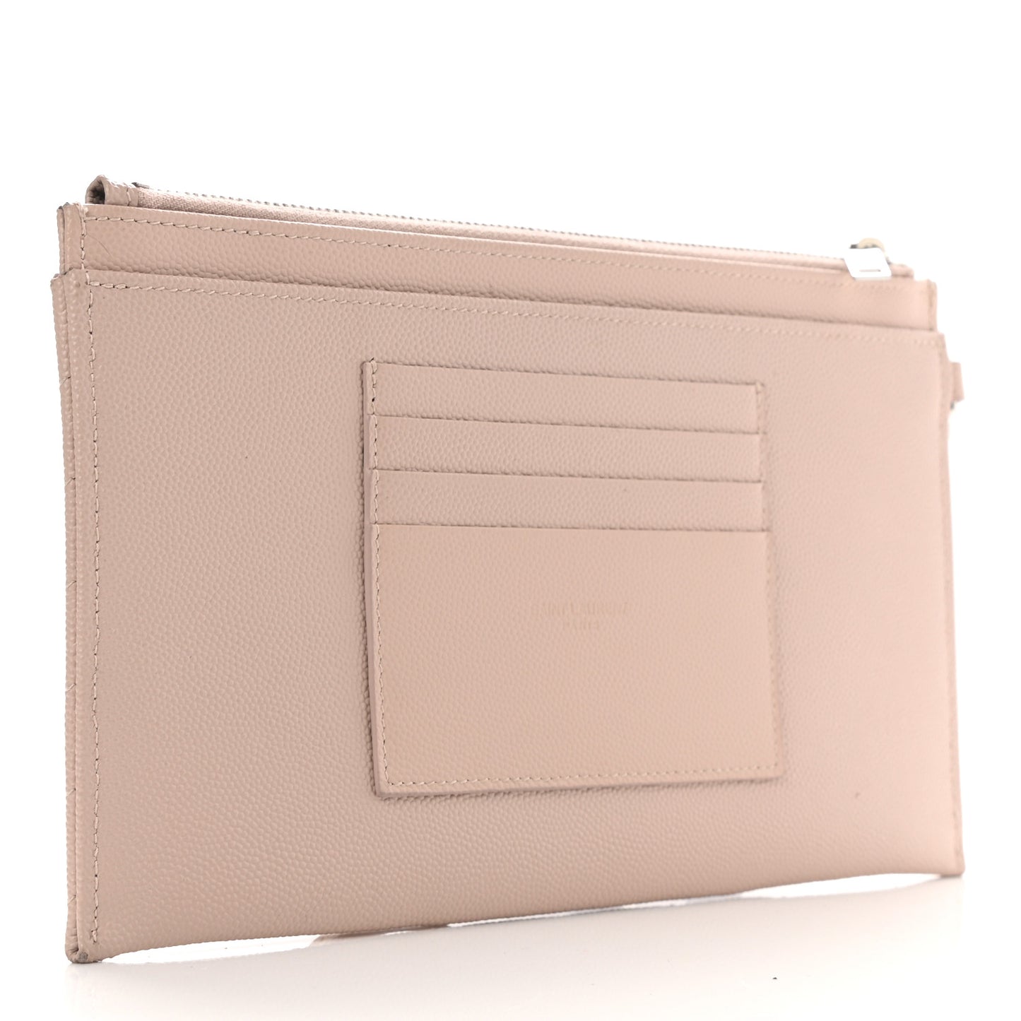 Grain De Poudre Chevron Monogram Large Bill Pouch Pale Pink