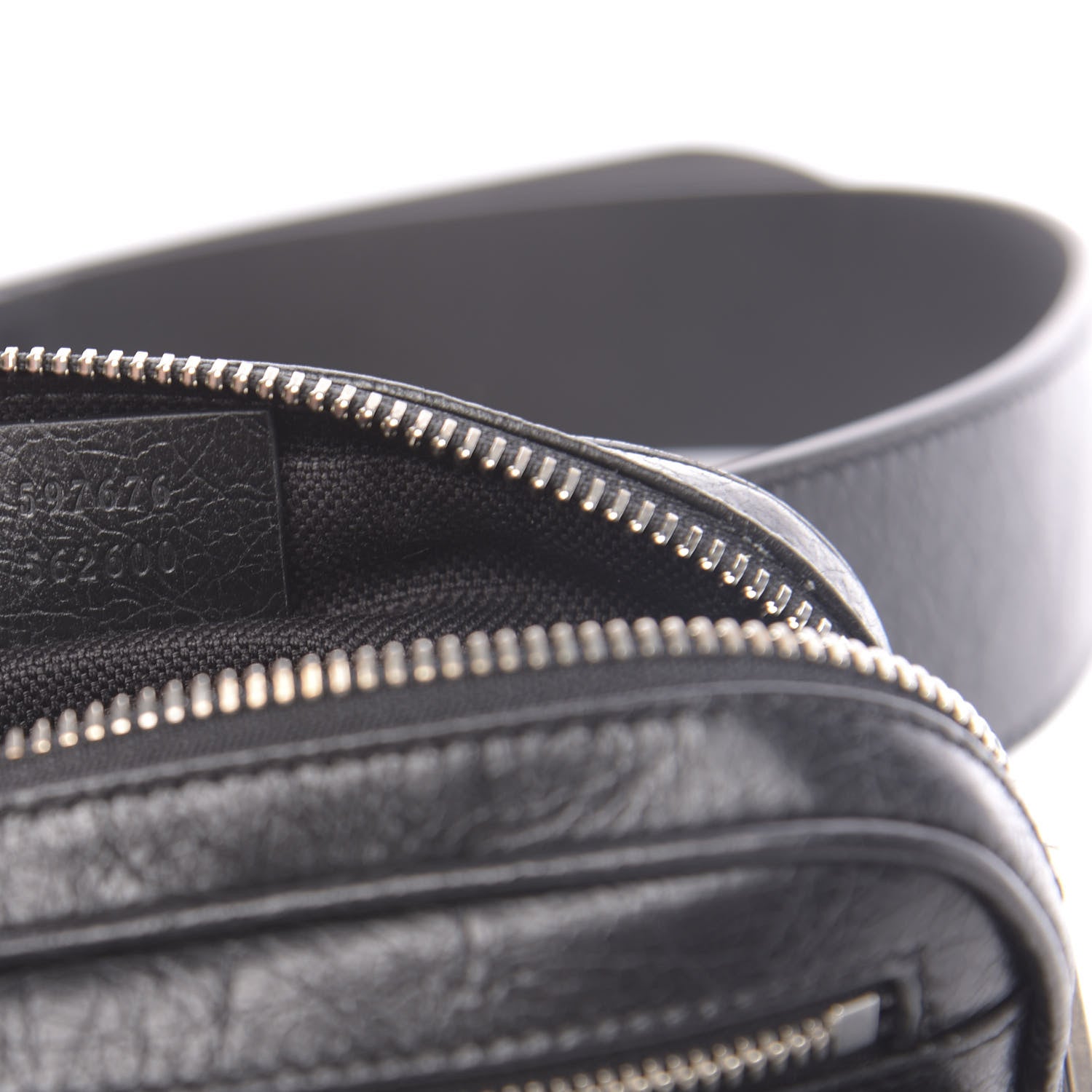 Gucci Fluffy Calfskin Mini Morpheus Belt Bag 70 28 Black 12 of 23