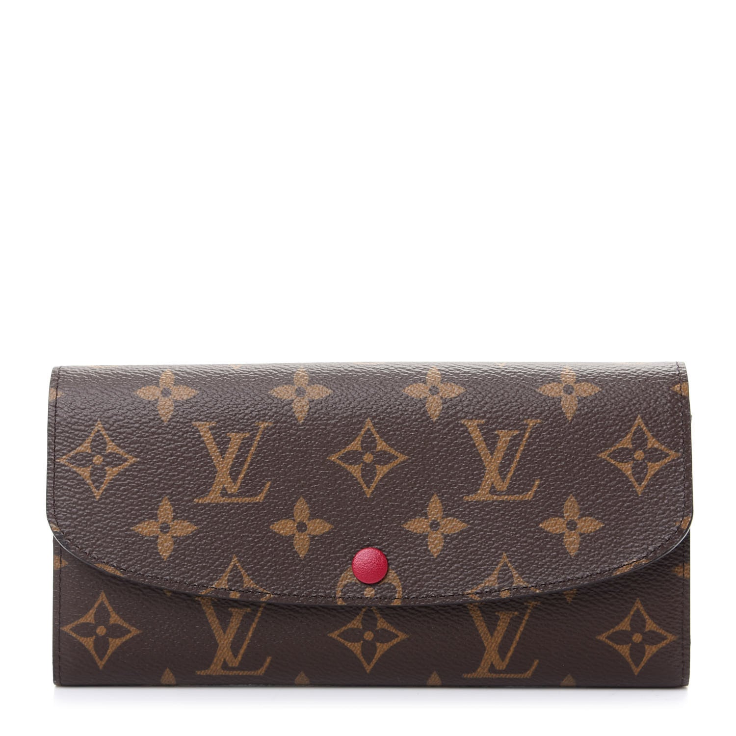 Louis Vuitton Monogram Emilie Wallet Fuchsia 1 of 7