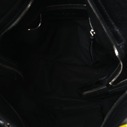 Balenciaga Chevre Silver Metallic Edge Hardware Velo Black 5 of 10