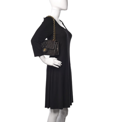 Chanel Lambskin Quilted Small Double Flap Black 3 of 18