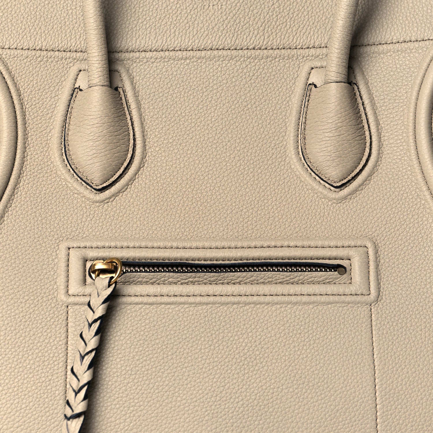 Celine Grained Calfskin Medium Phantom Luggage Quartz 7 of 9