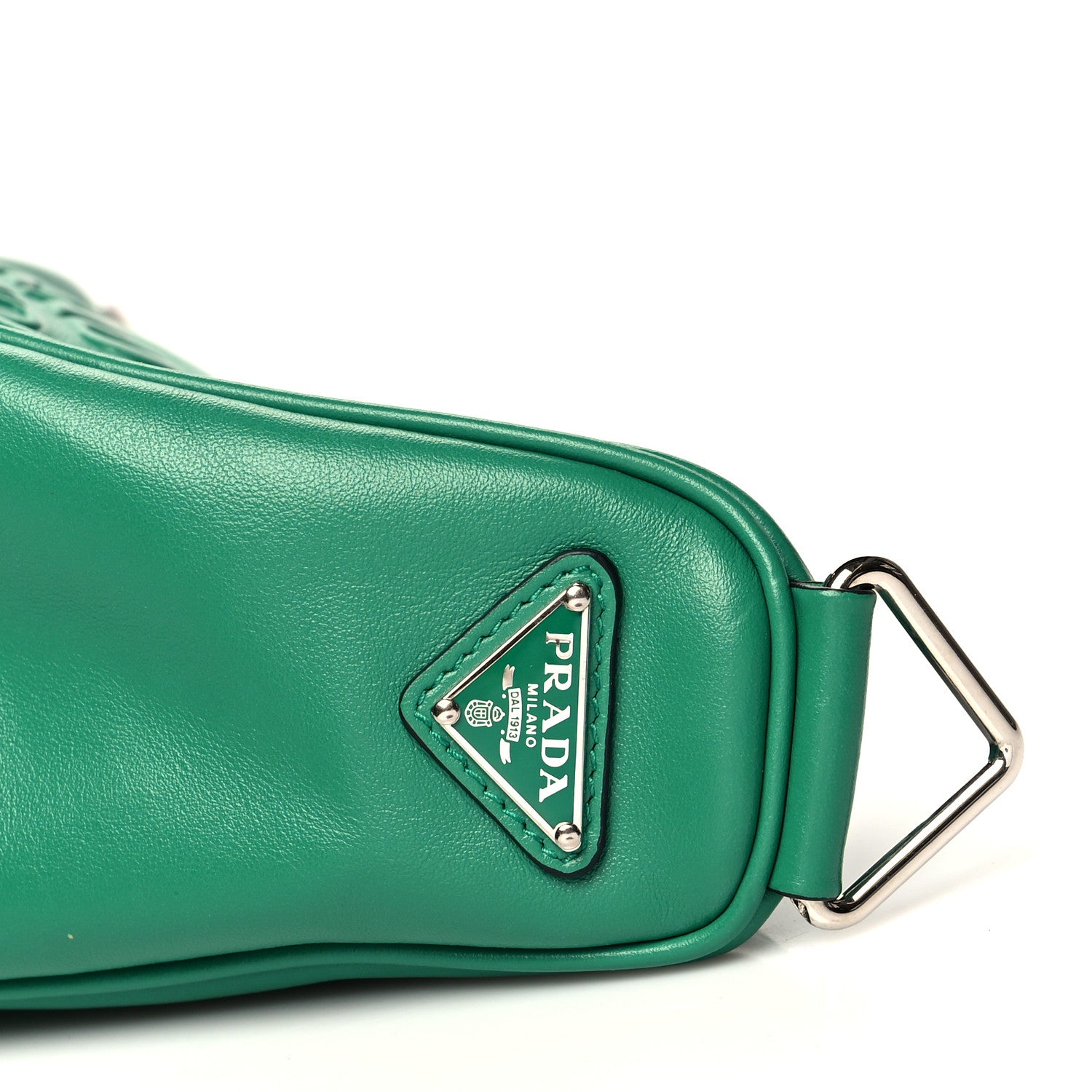 Prada Grace Lux Triangle Shoulder Bag Mango 9 of 9