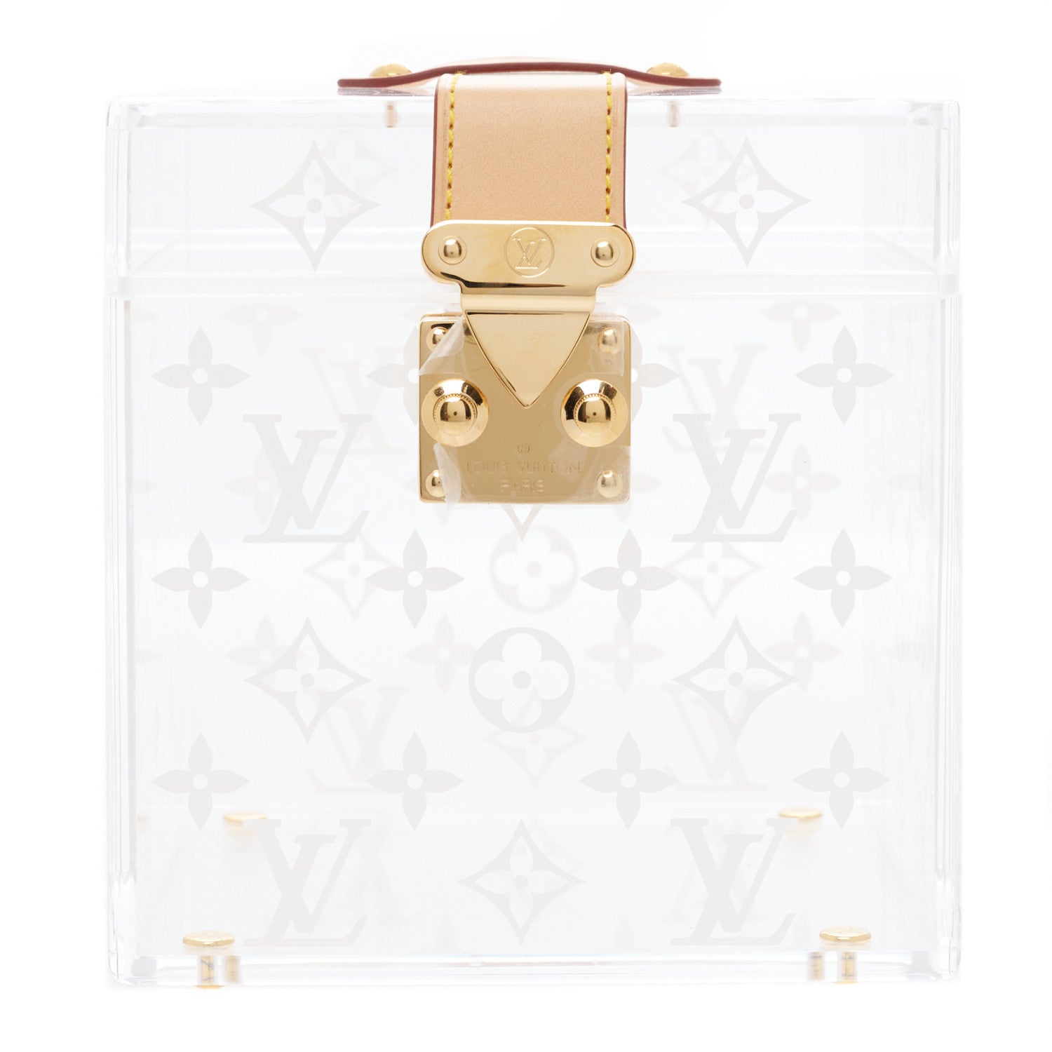 Louis Vuitton Transparent Plexiglass Cube Scott Box 1 of 9