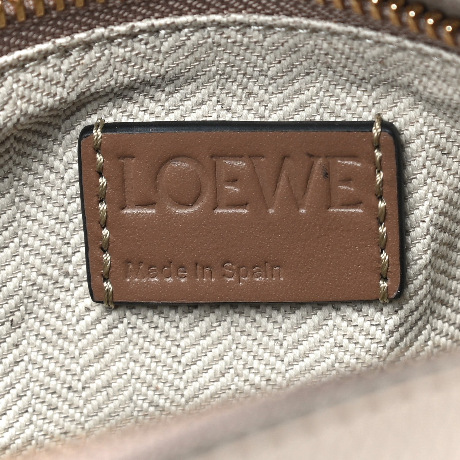 Loewe Grained Calfskin Small Puzzle Bag Sand Mink 6 of 9
