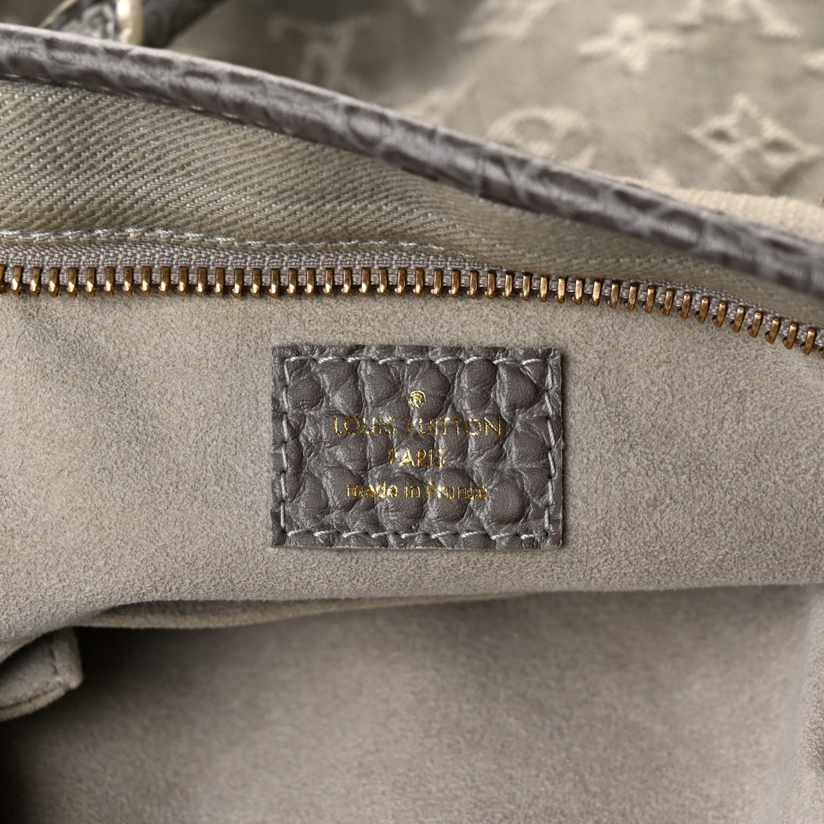Louis Vuitton Denim Neo Cabby MM Grey 6 of 9