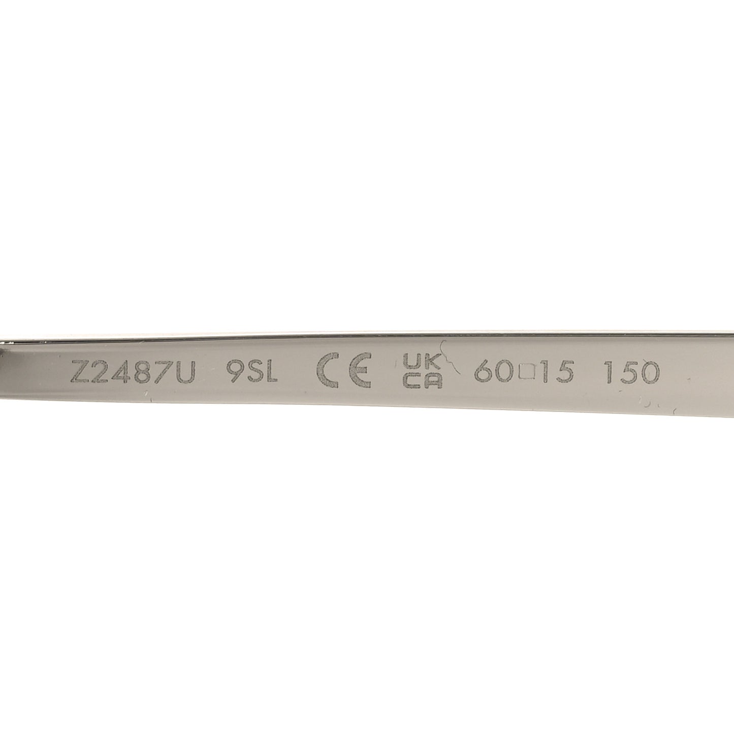 Metal My Monogram Fame Rectangle Sunglasses Z2487U Silver