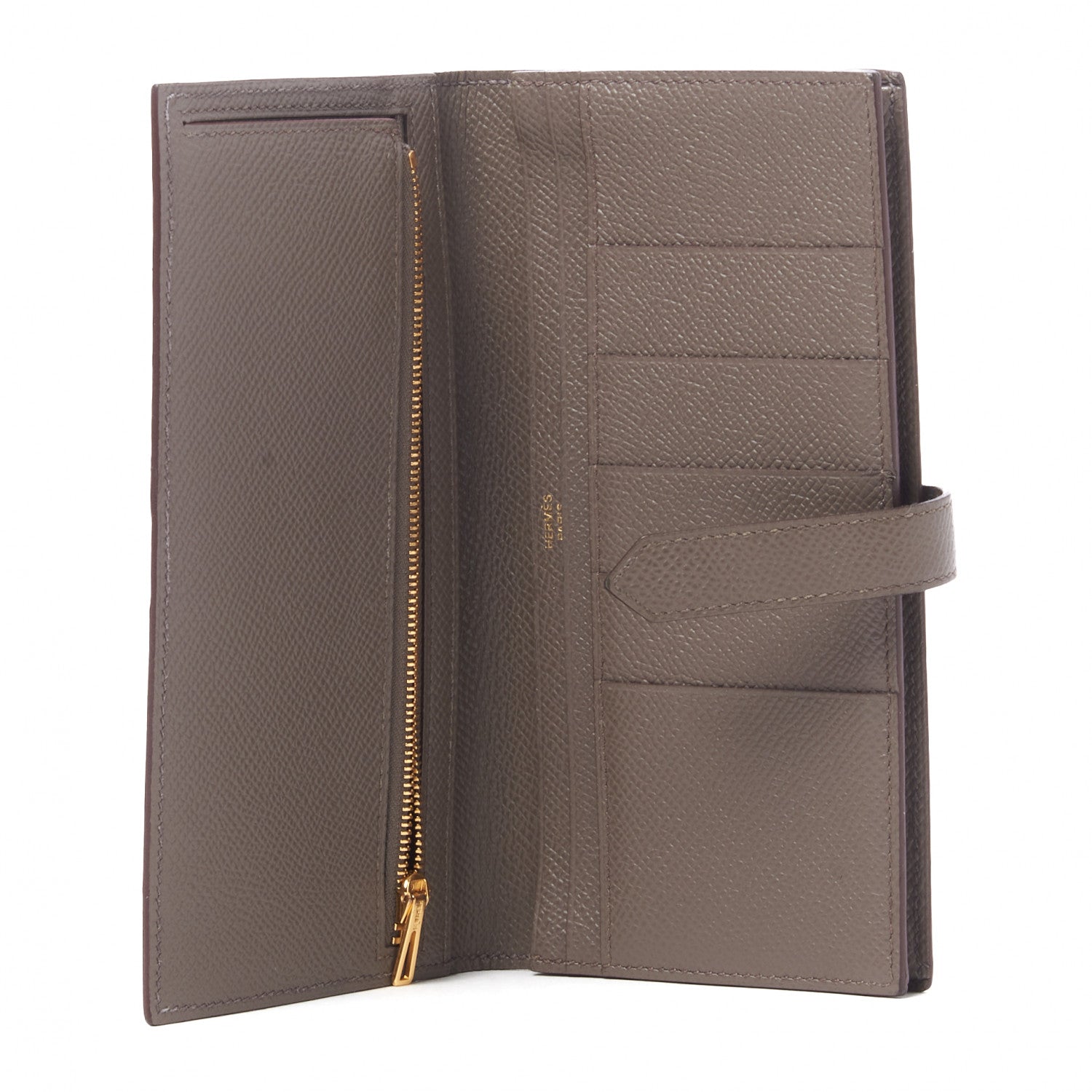 Hermes Epsom Bearn Gusset Wallet Etain 6 of 7