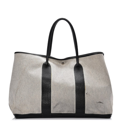 Hermes Toile Fjord Garden Party 49 GM Black 1 of 24