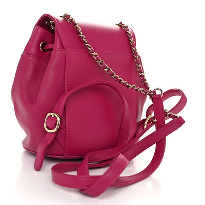 Chanel Lambskin CC Mania Backpack Pink 3 of 10