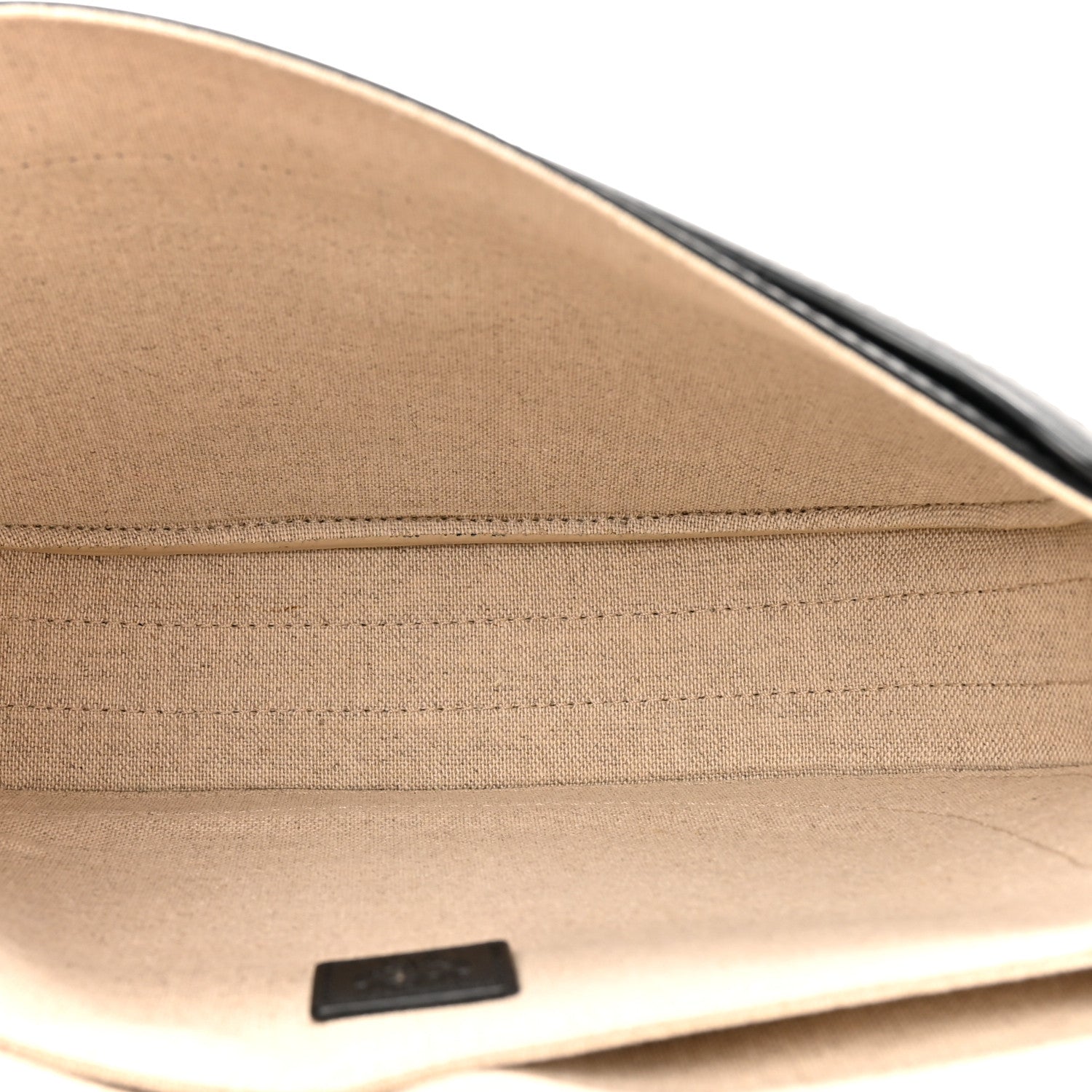 MCM Calfskin Linen Small Travia Crossbody Black 5 of 12