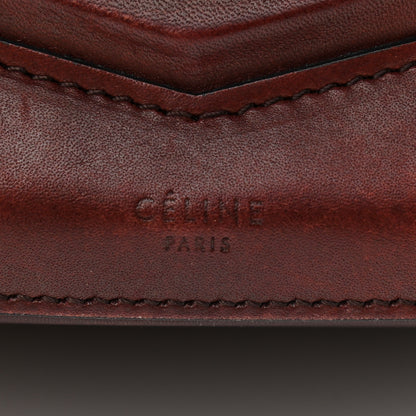 Celine Natural Calfskin Medium Trotteur Burgundy 5 of 13