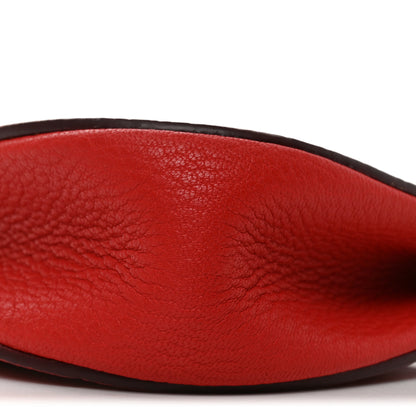 Chloe Grained Lambskin Mini Drew Shoulder Bag Plaid Red 8 of 8