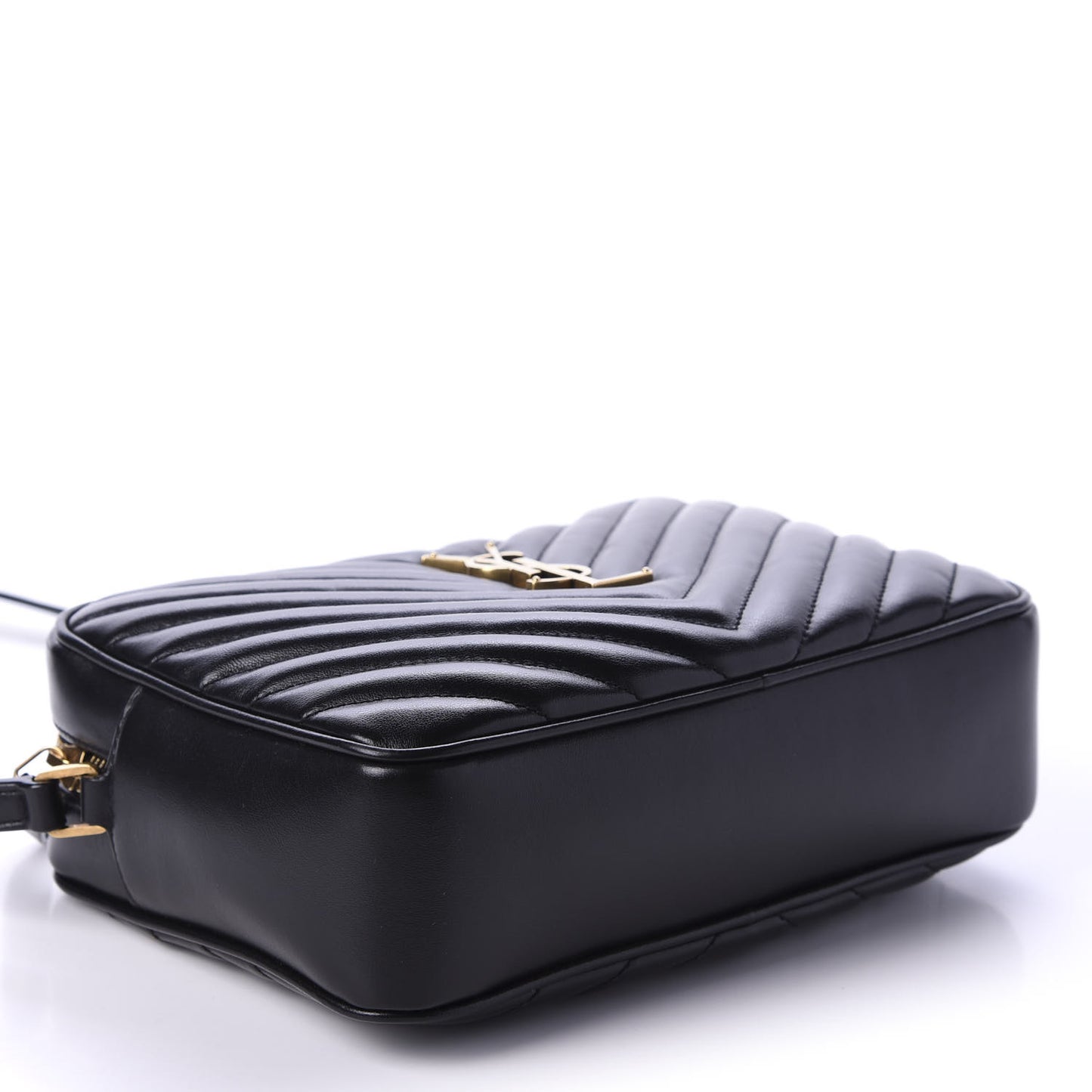 Calfskin Matelasse Monogram Lou Camera Bag Black