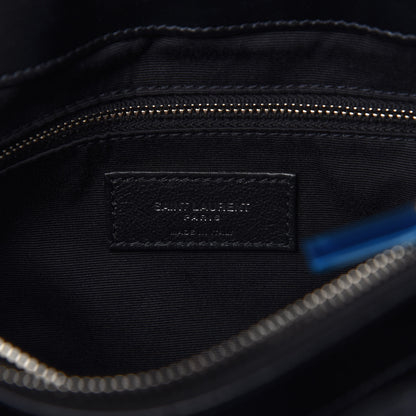 Saint Laurent Calfskin Y Quilted Monogram Medium Loulou Chain Satchel Black 8 of 10