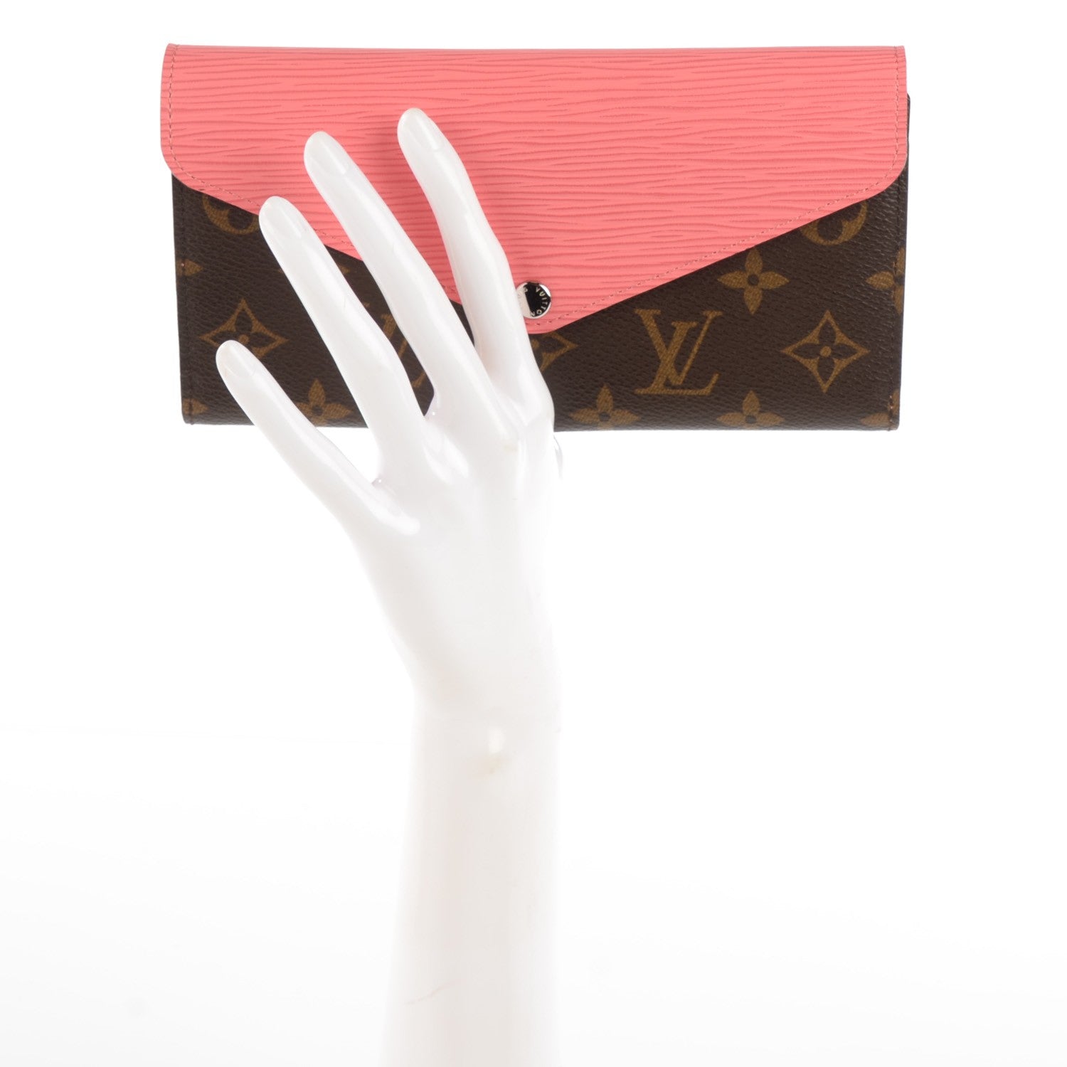 Louis Vuitton Monogram Epi Marie-Lou Long Wallet Corail 2 of 7