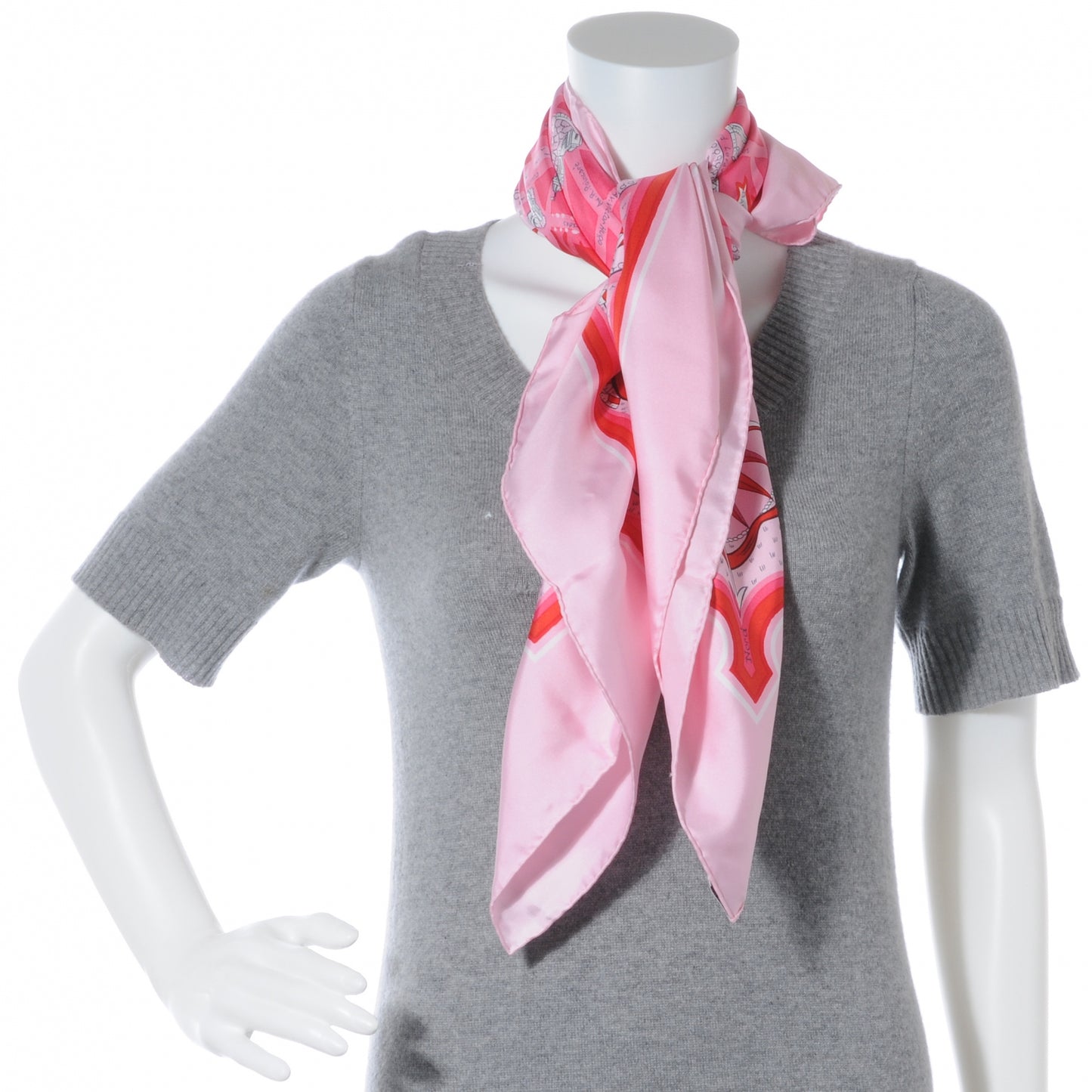 Silk Les Amoureux de Paris Scarf 90